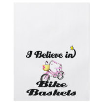 i believe in bike baskets personalized flyer