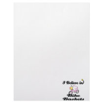 i believe in bike baskets personalized letterhead