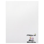 i believe in bike baskets personalized letterhead
