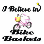 i believe in bike baskets photo sculpture