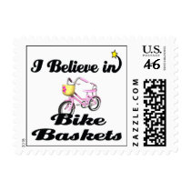 i believe in bike baskets stamp