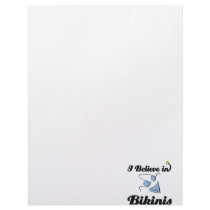 i believe in bikinis letterhead template