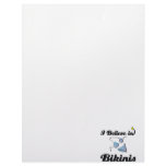 i believe in bikinis letterhead template