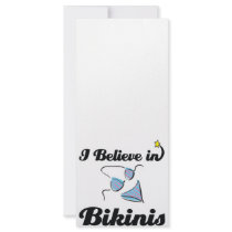 i believe in bikinis rack card
