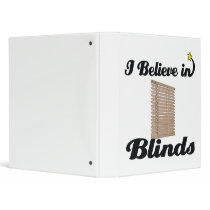 i believe in blinds vinyl binders