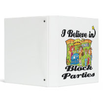 i believe in block parties vinyl binder