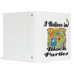 i believe in block parties vinyl binder