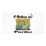i believe in block parties custom photo card