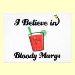 i believe in bloody marys invitations