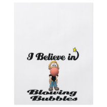 i believe in blowing gum bubbles flyer