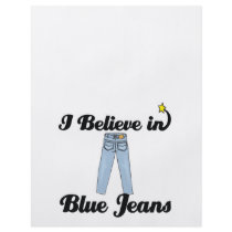 i believe in blue jeans custom flyer