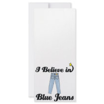i believe in blue jeans custom rack cards