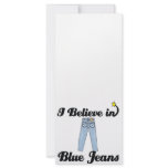 i believe in blue jeans custom rack cards
