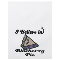 i believe in blueberry pie personalized flyer