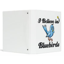 i believe in bluebirds vinyl binders