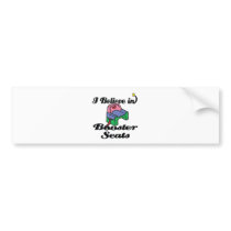 i believe in booster seats bumper sticker