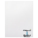 i believe in bottled water letterhead