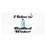 i believe in bottled water personalized photo card