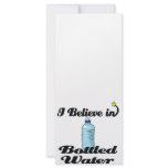 i believe in bottled water rack cards