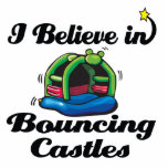 i believe in bouncing castles photo sculpture