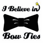 i believe in bow ties cut outs