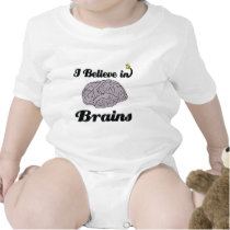 i believe in brains bodysuit