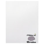 i believe in brains letterhead template