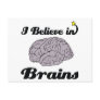 i believe in brains postcards