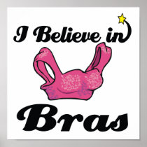 i believe in bras poster
