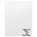 i believe in breast pumps personalized letterhead