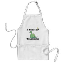i believe in brontosaurus aprons