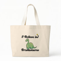 i believe in brontosaurus canvas bags