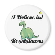 i believe in brontosaurus refrigerator magnets