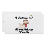 i believe in brushing teeth photo greeting card