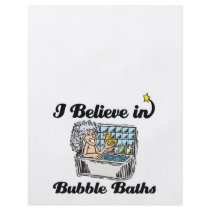 i believe in bubble baths flyer design