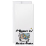 i believe in bubble baths personalized rack card