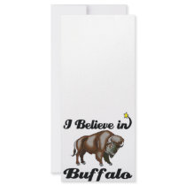 i believe in buffalo personalized rack card