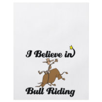 i believe in bull riding full color flyer