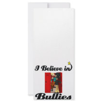 i believe in bullies personalized rack card