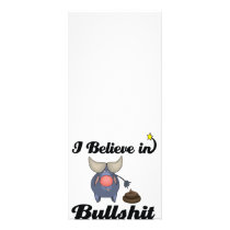 i believe in bullshit custom rack card
