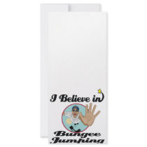 i believe in bungee jumping rack card design