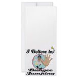 i believe in bungee jumping rack card design
