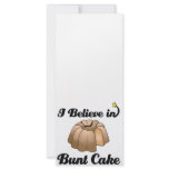 i believe in bunt cake rack card design