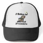 i believe in buried treasure mesh hat