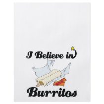 i believe in burritos flyer design