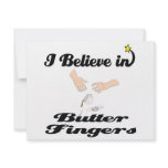 i believe in butter fingers invitations