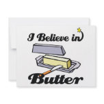 i believe in butter personalized announcements