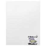 i believe in butter custom letterhead