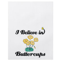 i believe in buttercups flyer design