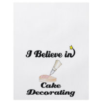 i believe in cake decorating custom flyer